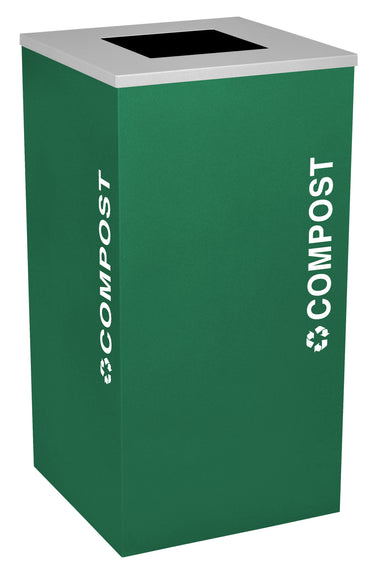 Square Compost - Emerald Texture
